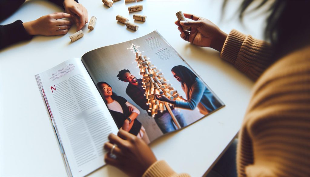 How to Make a Wine Cork Christmas Tree with Lights: Festive DIY