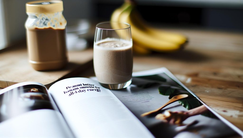 Peanut Butter Banana Smoothie Recipe For All-Day Energy