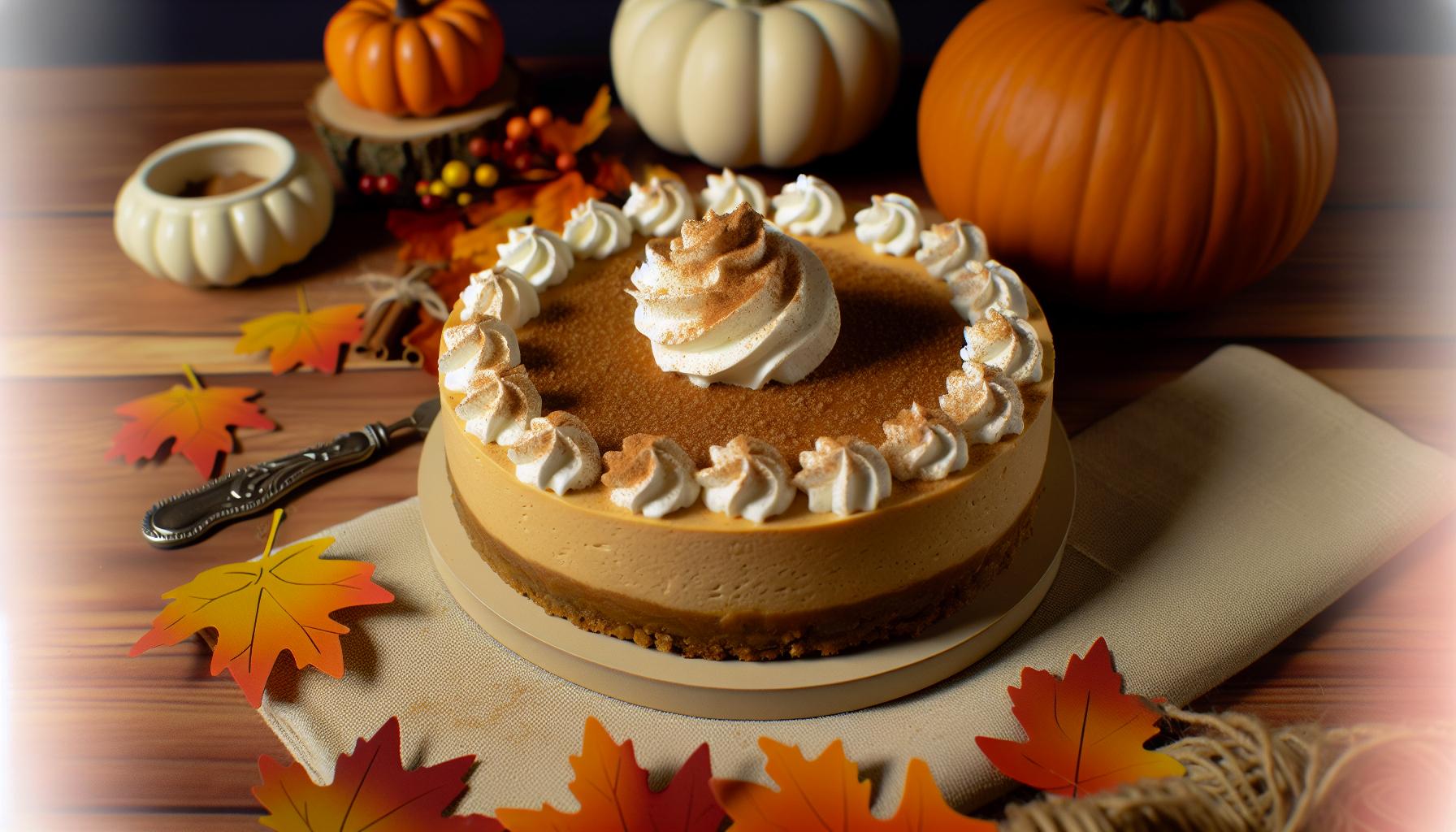 Easy No Bake Pumpkin Cheesecake: Fall Flavors, Zero Hassle 1 Easy No Bake Pumpkin Cheesecake Recipe: Your Fall Favorite