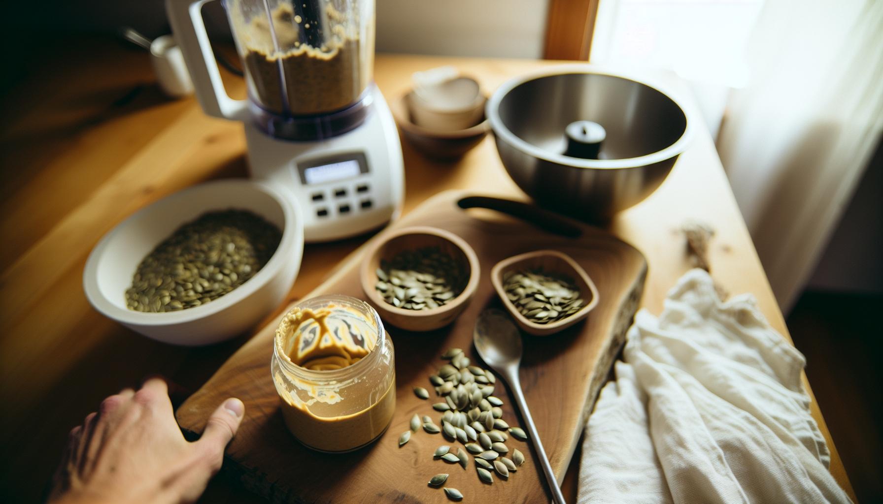 Pumpkin Seed Butter Recipe For Nut-Free Creamy Spread 2 Easy Step-by-Step Guide to Making Pumpkin Seed Butter