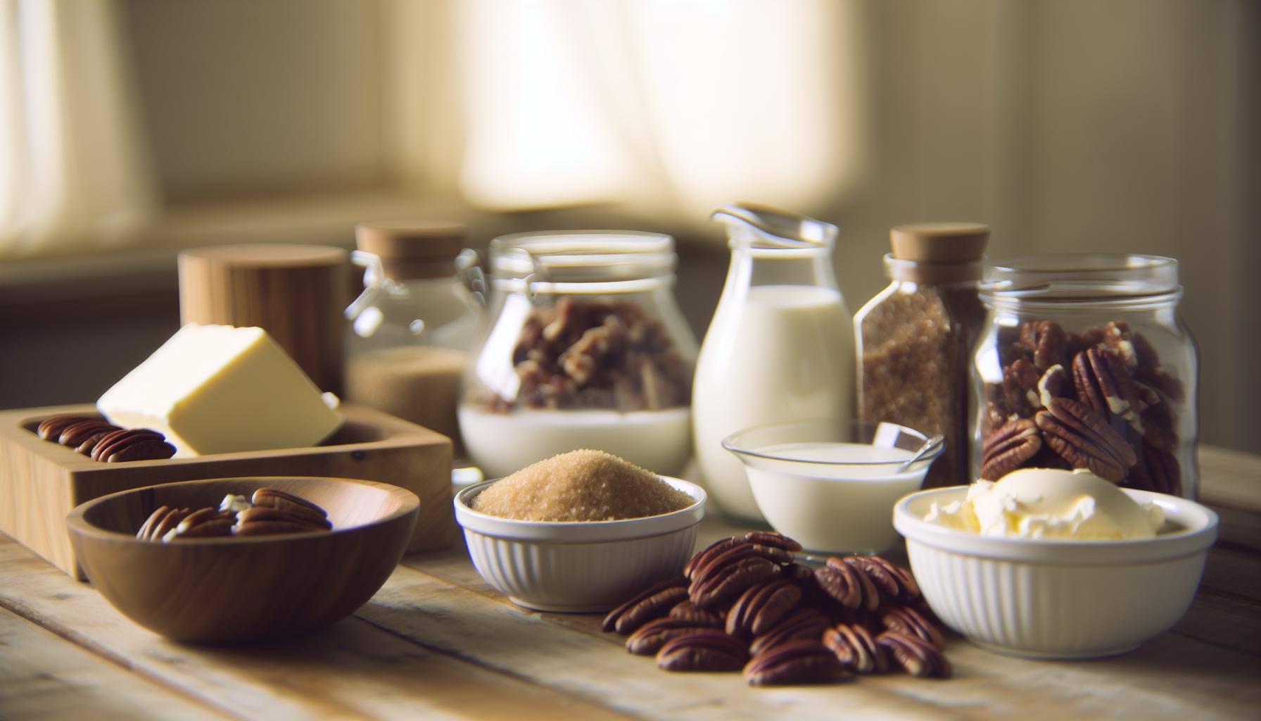 Essential Ingredients for Butter Pecan Ice Cream