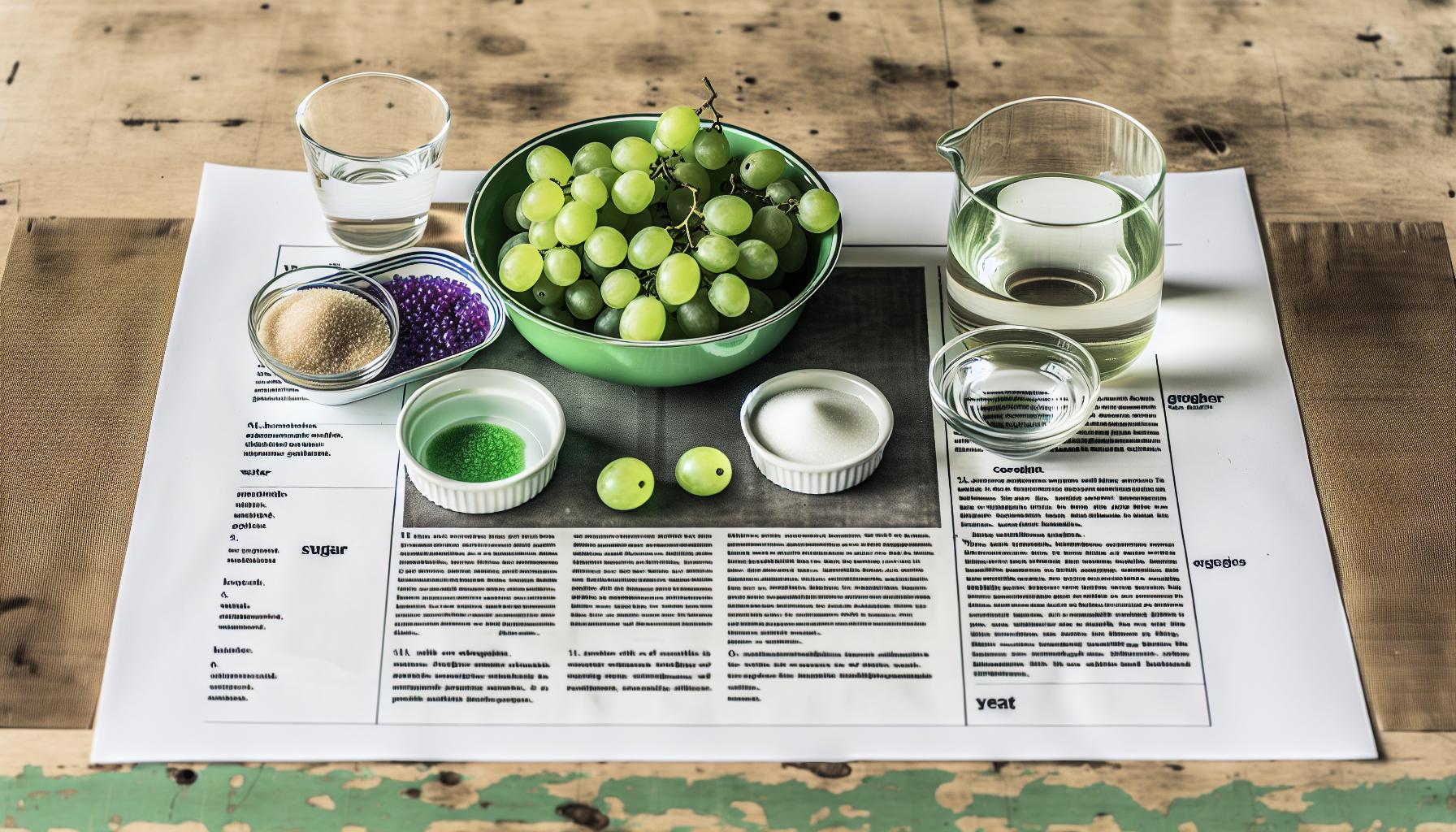 Essential Ingredients for Homemade Non-Alcoholic Wine