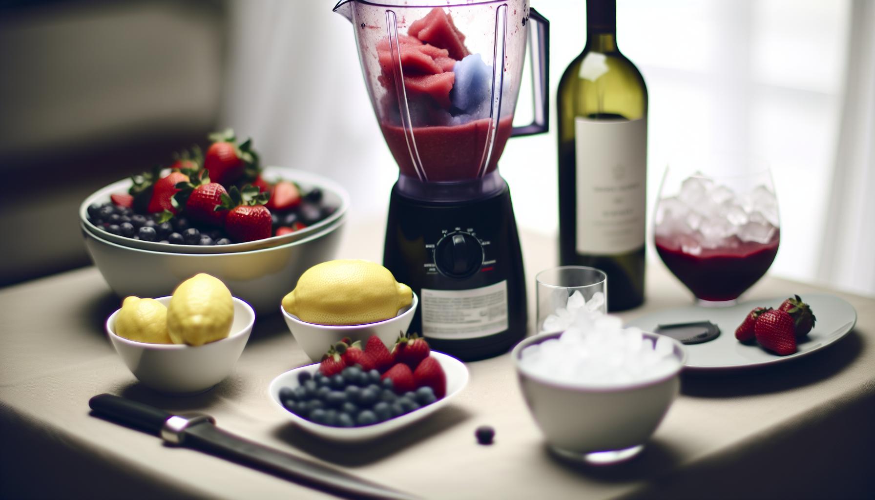 Essential Ingredients for Perfect Wine Slushies