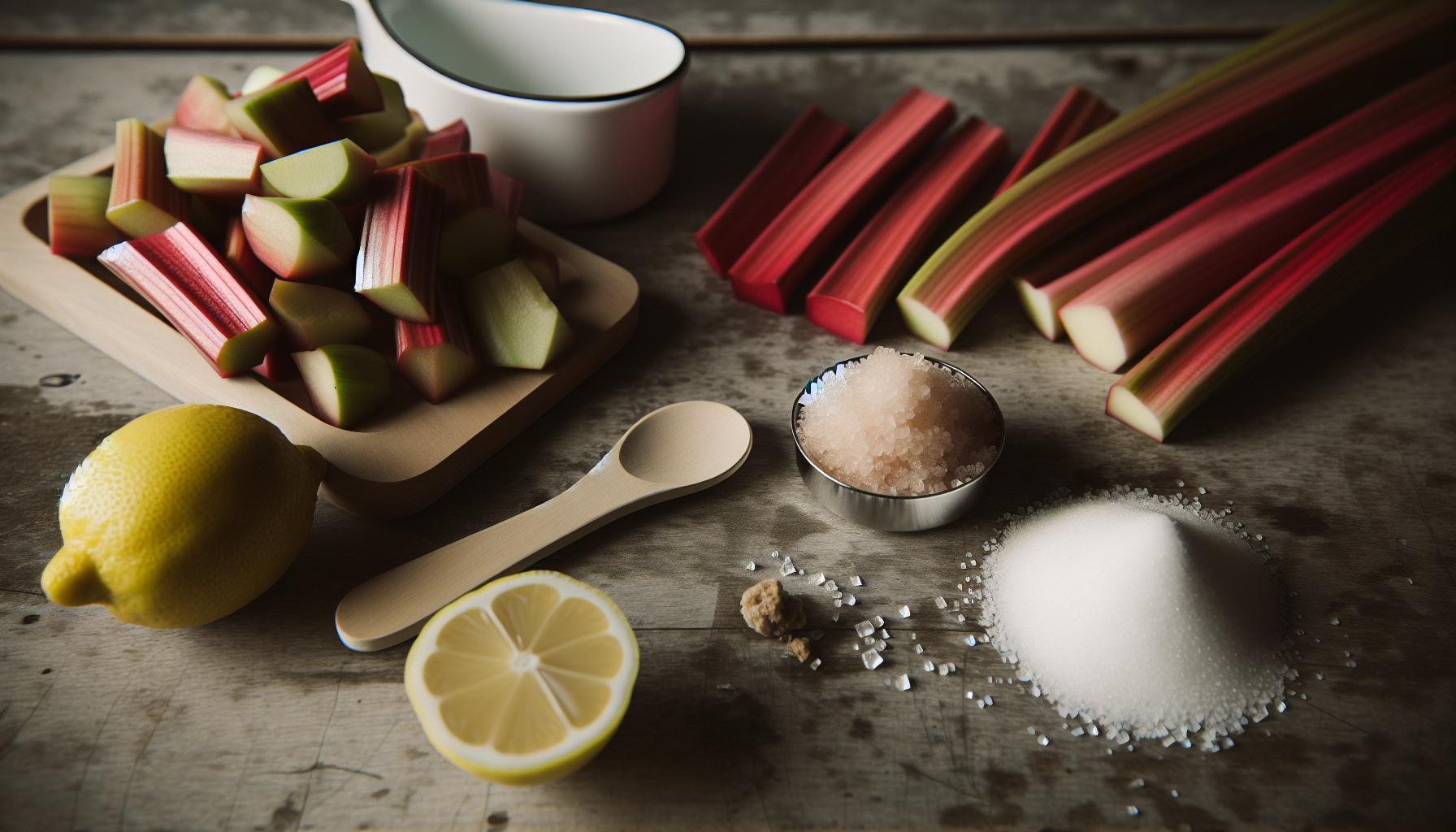 Essential Ingredients for Rhubarb Butter