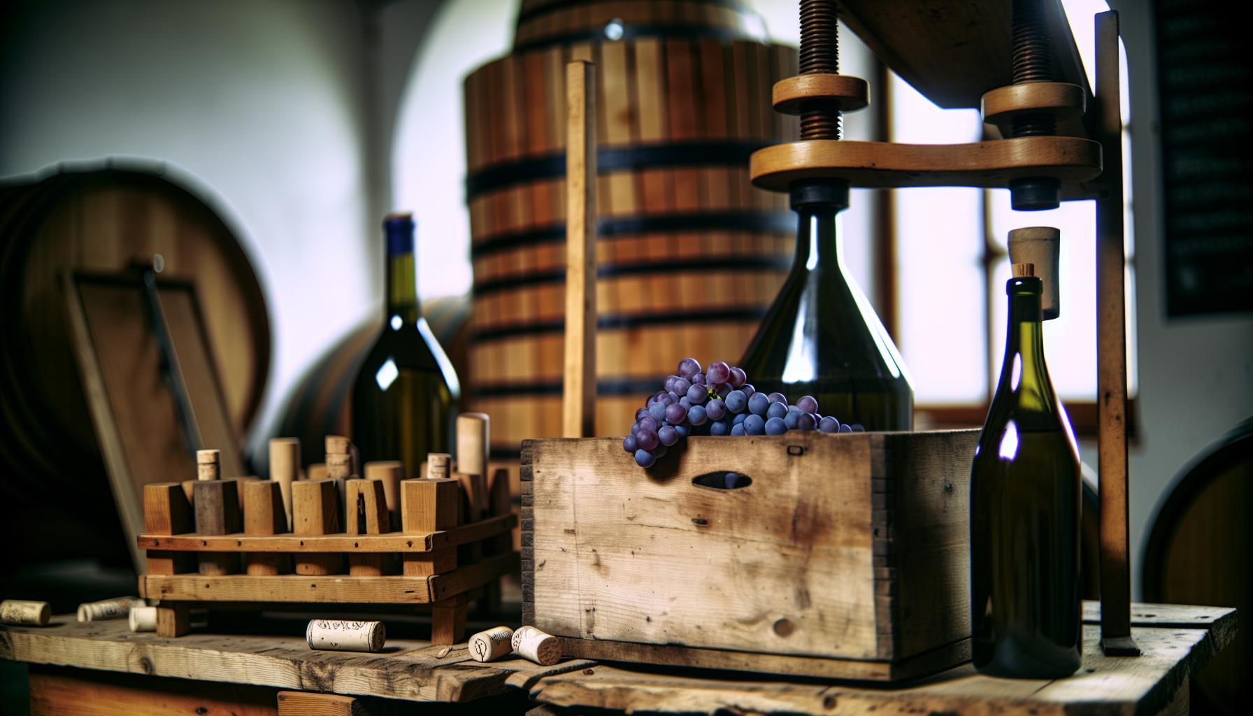 How to Make Wine the Old-Fashioned Way: Vintage Techniques 1 Essential Tools for Old-Fashioned Winemaking
