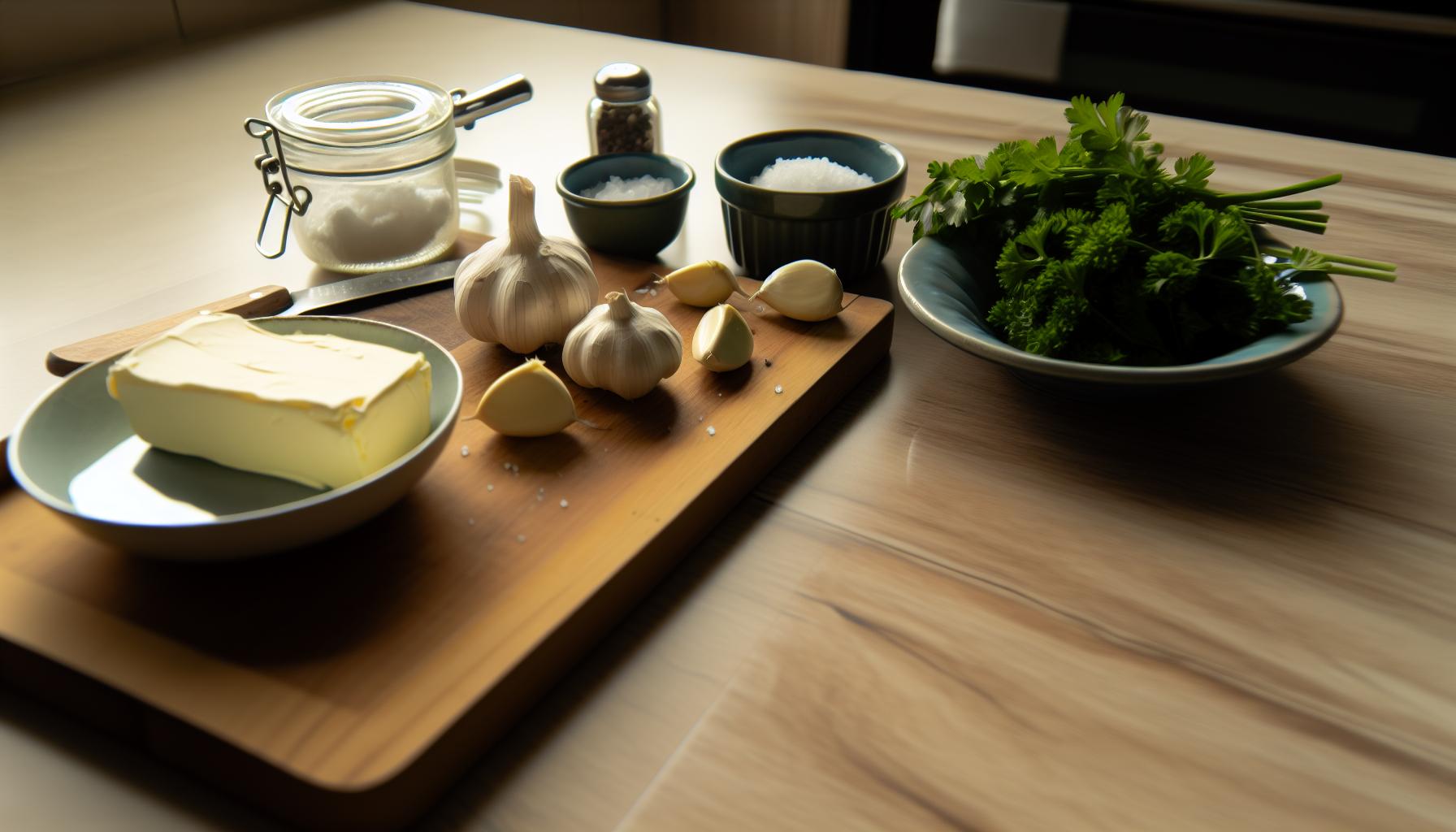 Key Ingredients for Homemade Garlic Butter