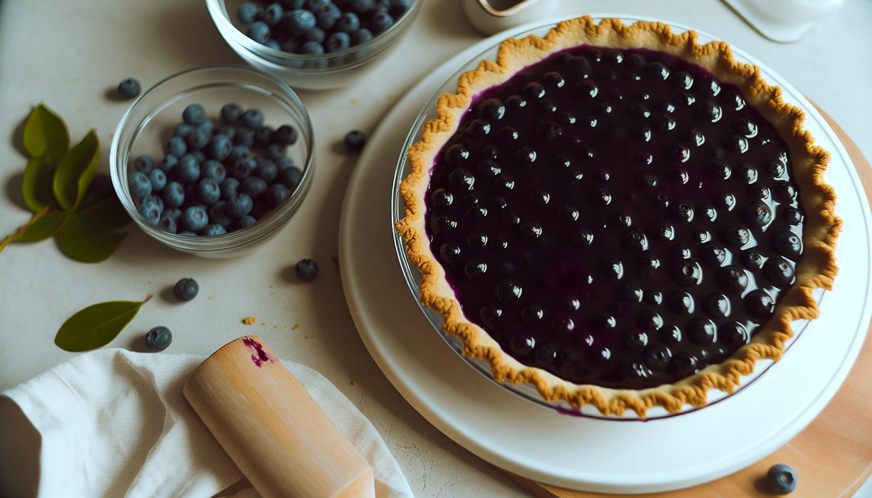 No Bake Blueberry Pie: Fresh, Juicy Dessert Without Baking