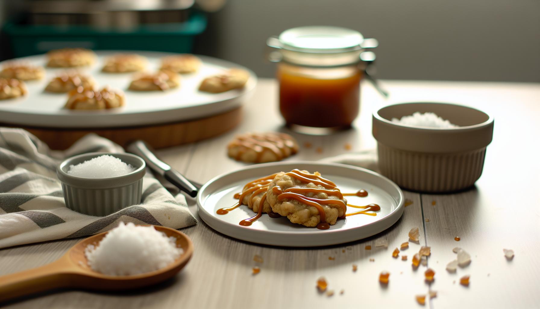 No Bake Salted Caramel Cookies: Sweet And Salty, Ready Fast