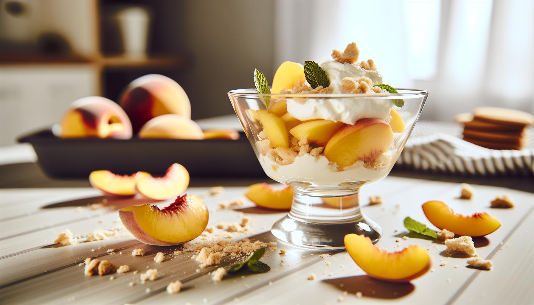 Simple No-Bake Peach Dessert Recipe