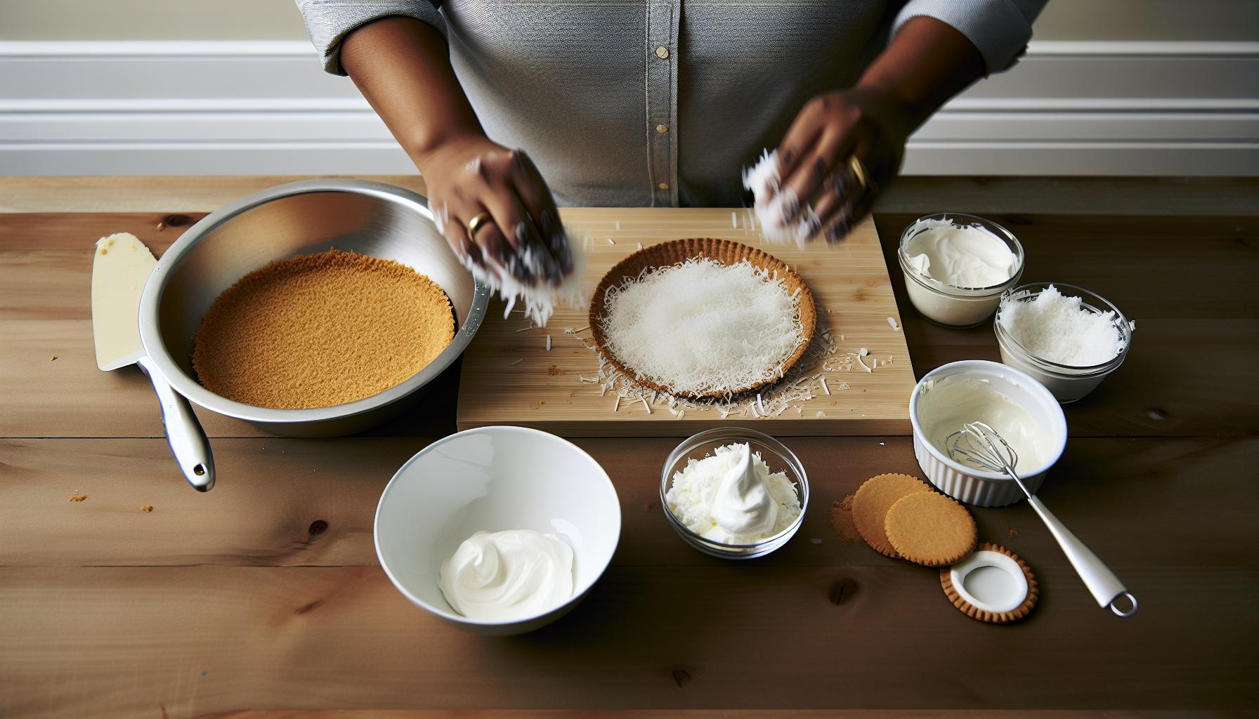 No Bake Coconut Cream Pie: Tropical, Luscious No-Oven Dessert 1 Simple Steps to Make No-Bake Coconut Cream Pie