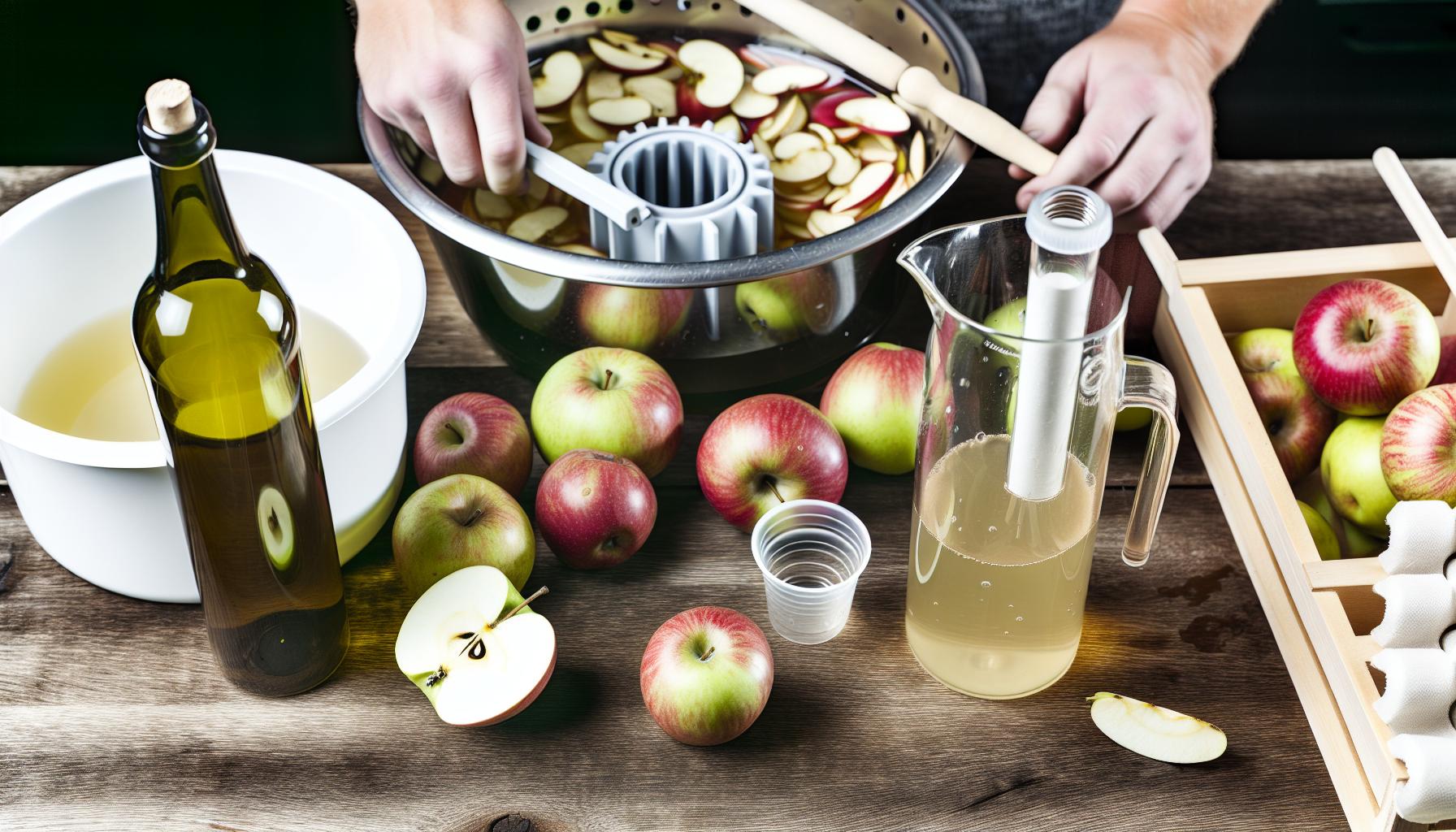 How to Make Apple Wine: Crisp and Tangy Homebrew Recipe 3 Step-by-Step: Crafting Your Apple Wine