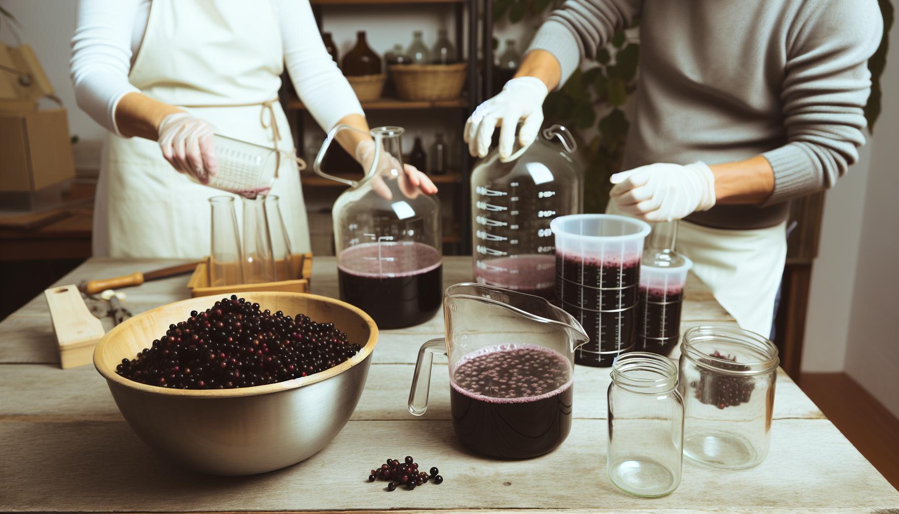 How to Make Elderberry Wine: Boost Your Health with Flavor 3 Step-by-Step Guide to Crafting Elderberry Wine