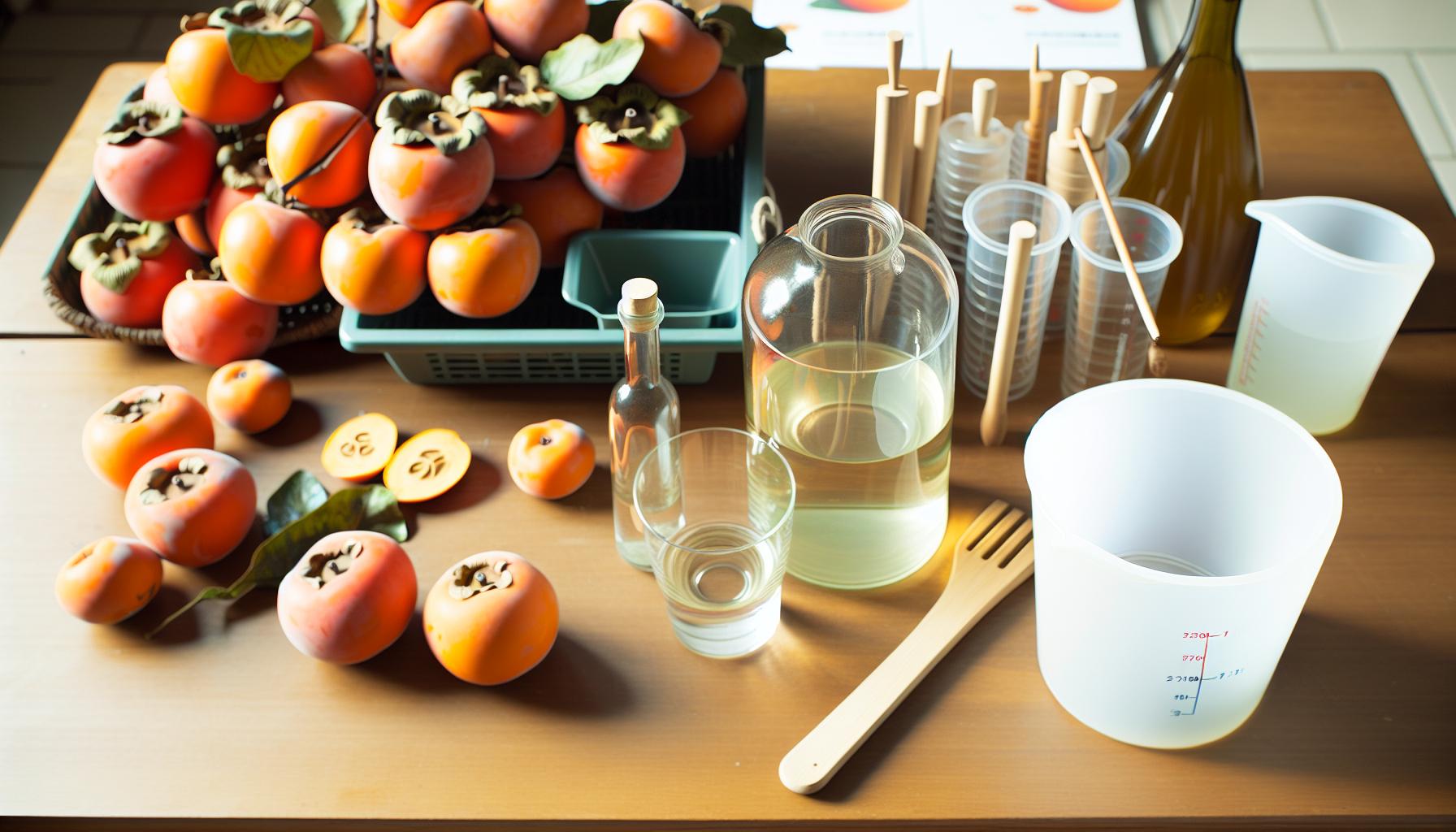 How to Make Persimmon Wine: Unique Seasonal Fermentation Recipe 3 Step-by-Step Guide to Making Persimmon Wine