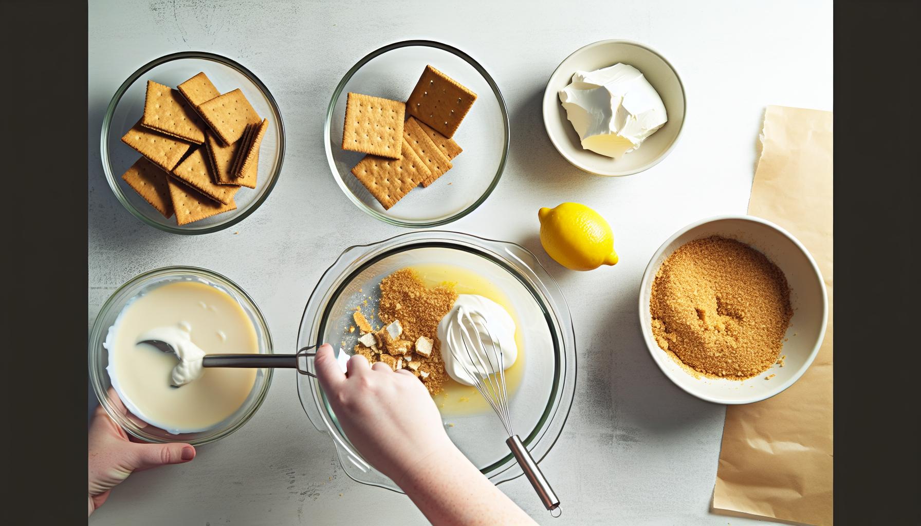 No Bake Lemon Icebox Pie: Chilled Sunshine On A Plate 2 Step-by-Step: How to Make No Bake Lemon Icebox Pie