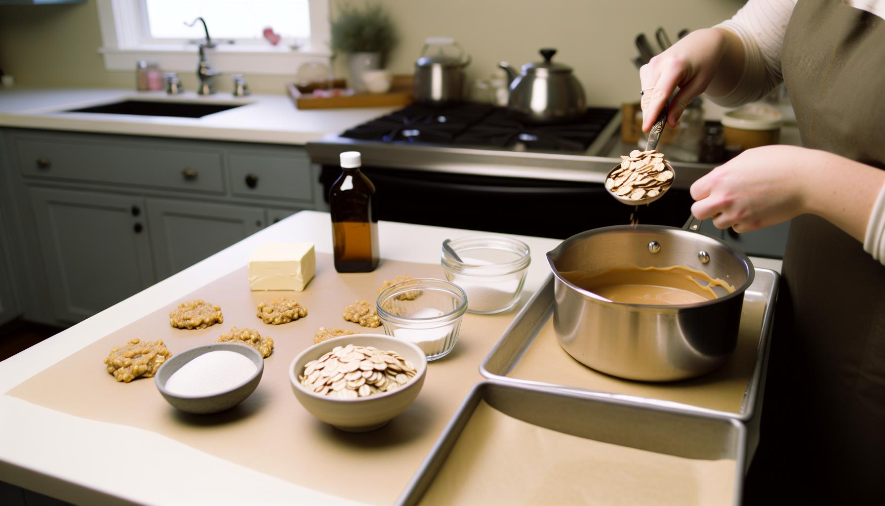 Step-by-Step: Making Butterscotch No Bake Cookies