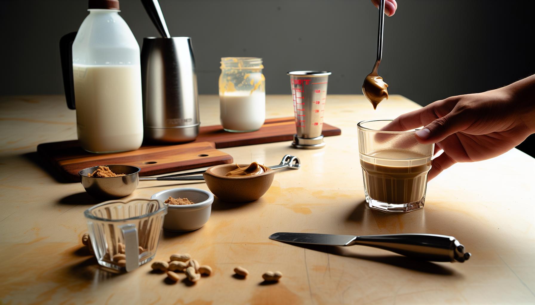 Peanut Butter Latte Recipe For A Cozy Protein Packed Drink 2 Step-by-Step Peanut Butter Latte Preparation