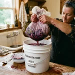 Preparing Homemade Wine Must